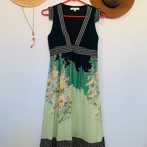 Vintage Corey Lynn Calter Japanese inspired Dress